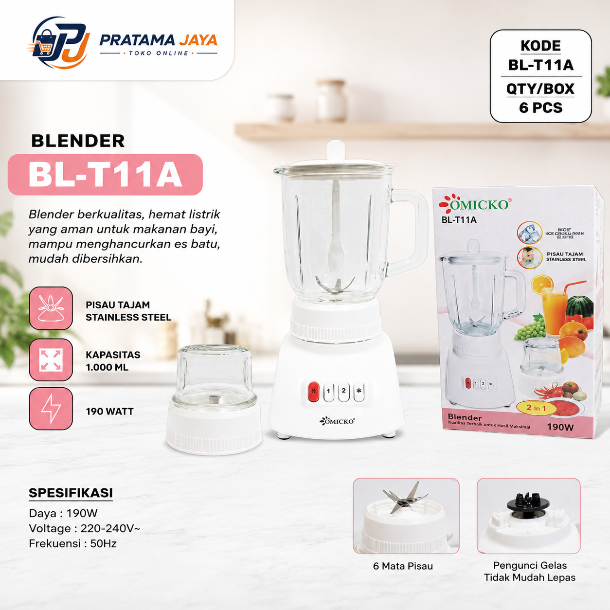 BL-T12A Blender Omicko