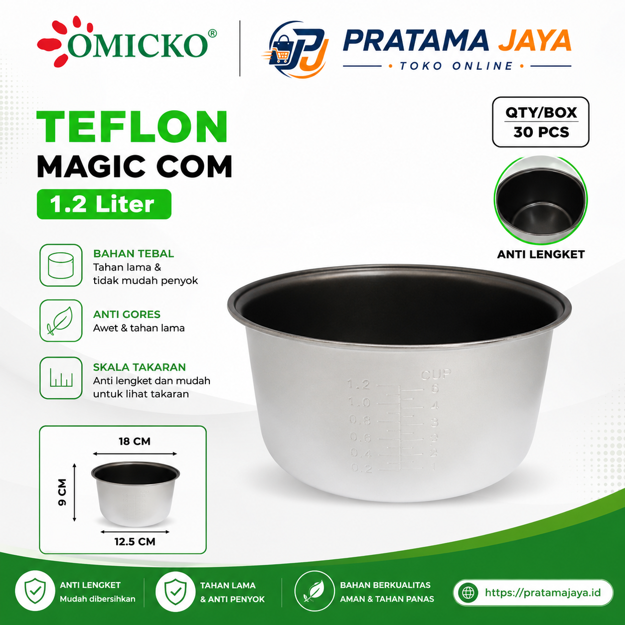 Omicko Teflon Magic 1,2 L
