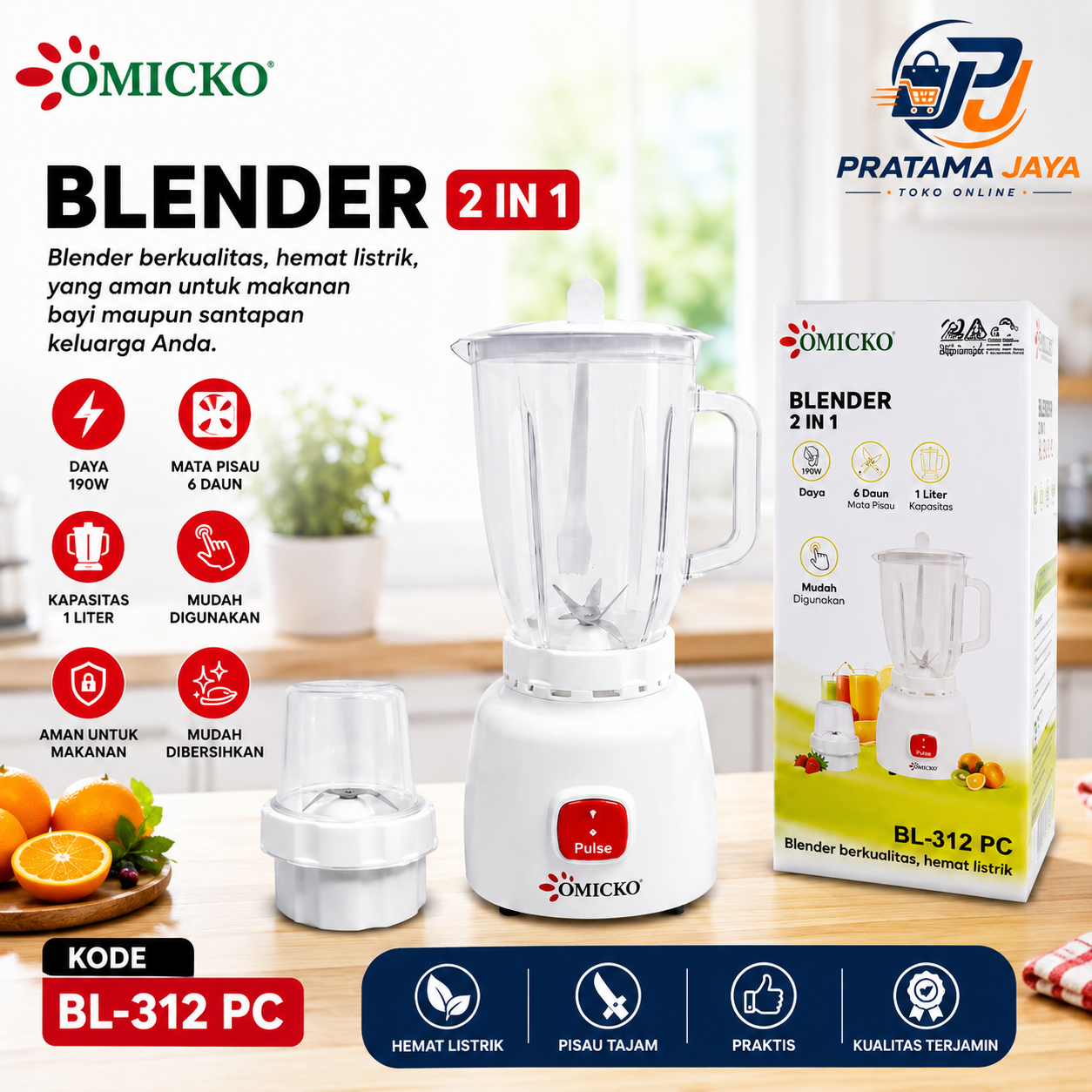Omicko Blender BL-312 PC