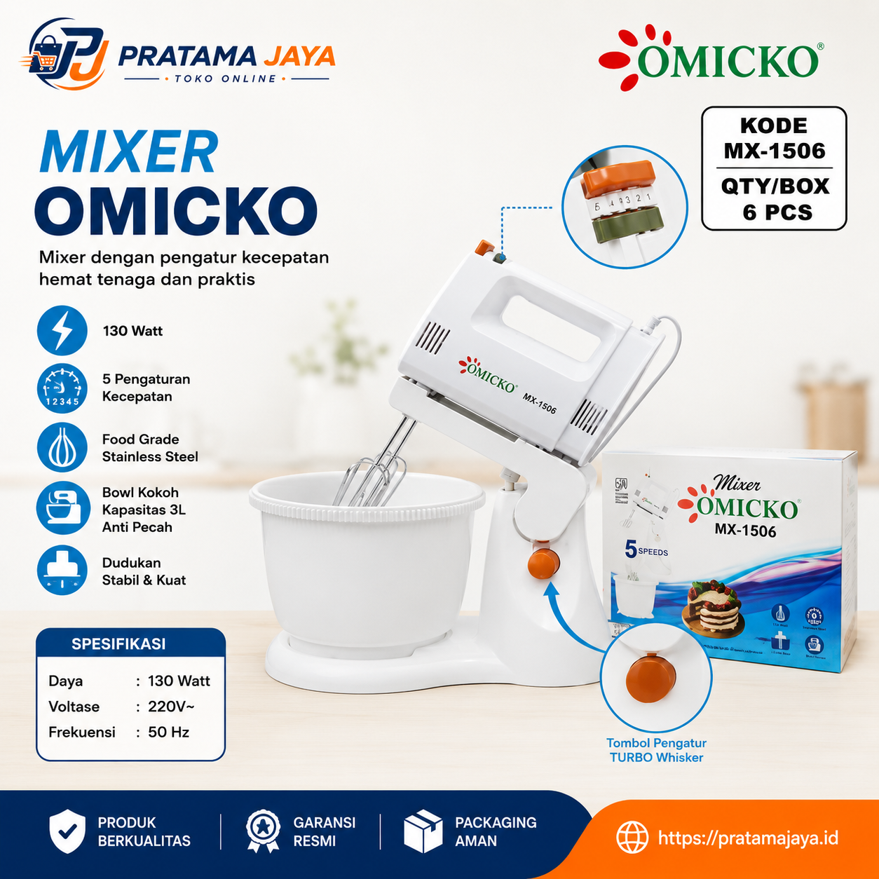 Omicko Mixer Com MX 1506