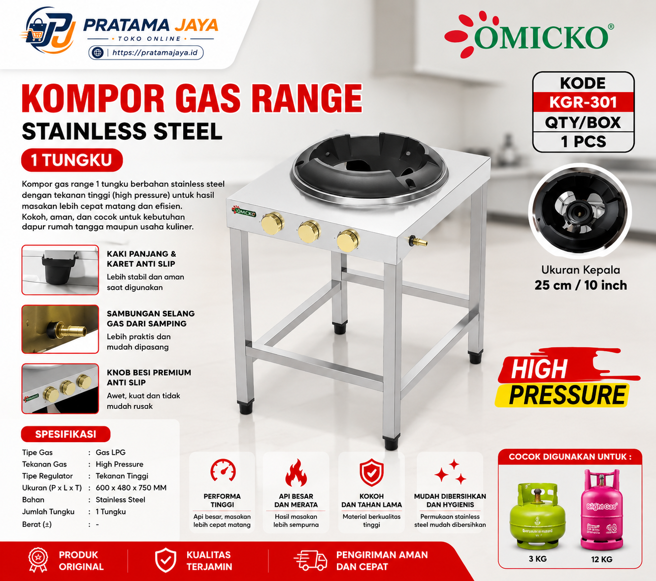 Omicko GS High Pressure KGR-301