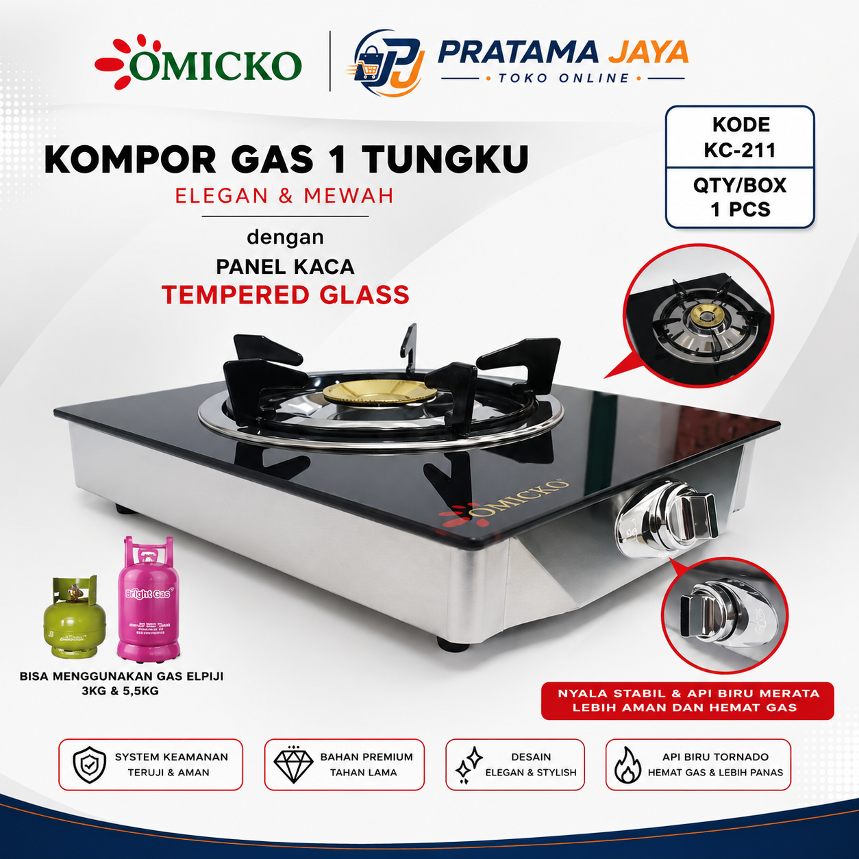 Omicko GS Kaca 1 TK KC-211